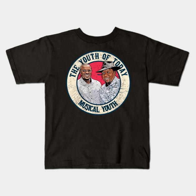 Retro Style Fan Art Design Musical Youth // The Youth of Today Kids T-Shirt by rido public